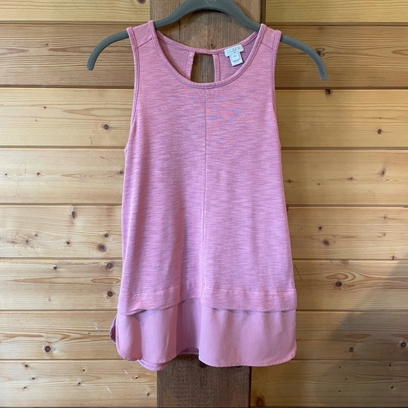 J. Crew Pink Sleeveless Top XXS - Picture 1 of 3